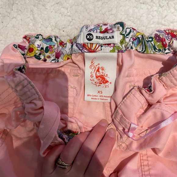 Baby pink koi xs cinch scrub pants - Picture 2 of 2
